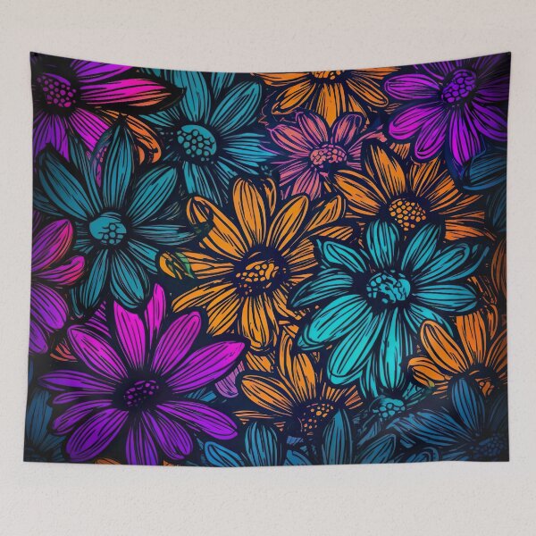 Item preview, Blacklight Daisies designed and sold by Matt's Artificial Nature.