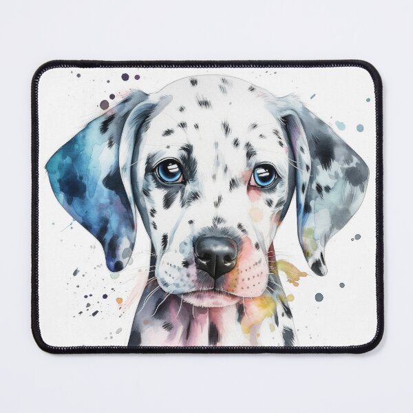 Item preview, Dalmatian Puppy Watercolor Portrait | Dog Breeds Illustrations designed and sold by Adios65.
