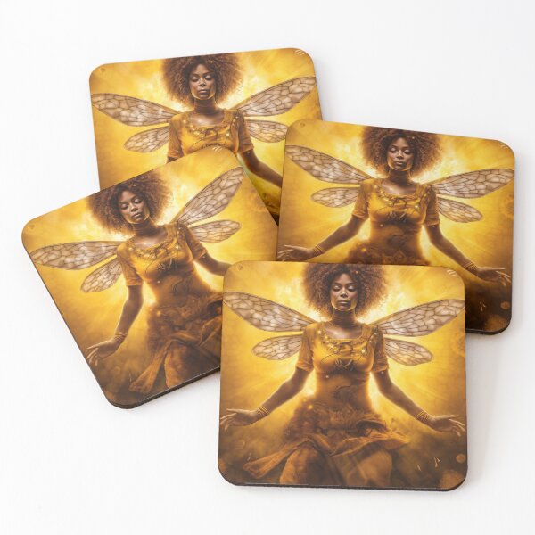 Item preview, Honey Bee Afro Goddess designed and sold by All Souls Dream.