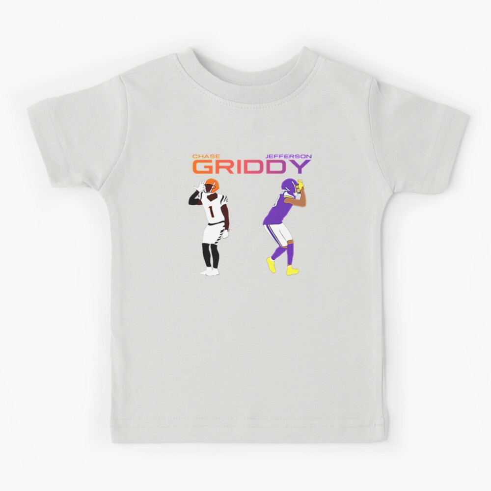 Juantamad Justin Jefferson Griddy Kids T-Shirt