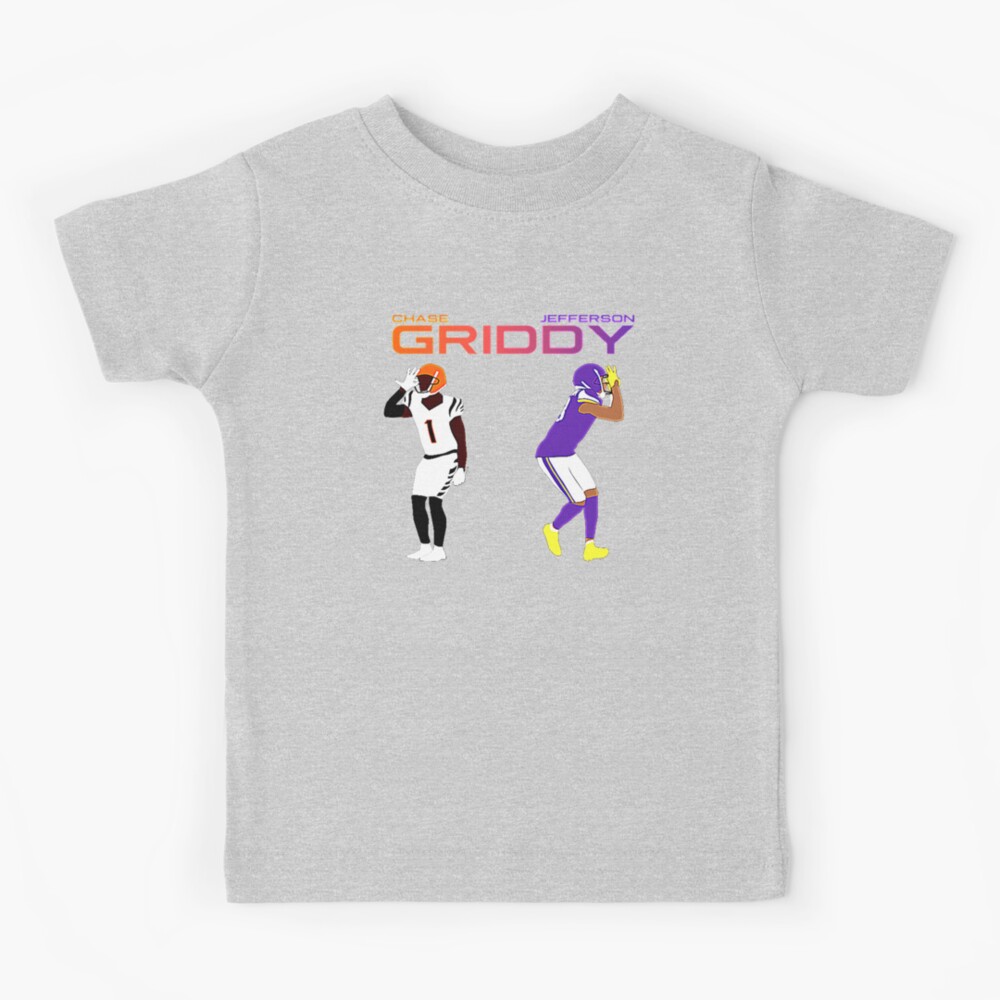 Juantamad Justin Jefferson Griddy Kids T-Shirt