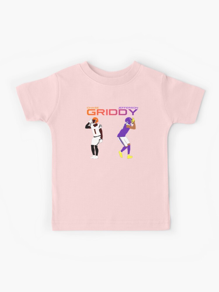 Juantamad Justin Jefferson Griddy Kids T-Shirt