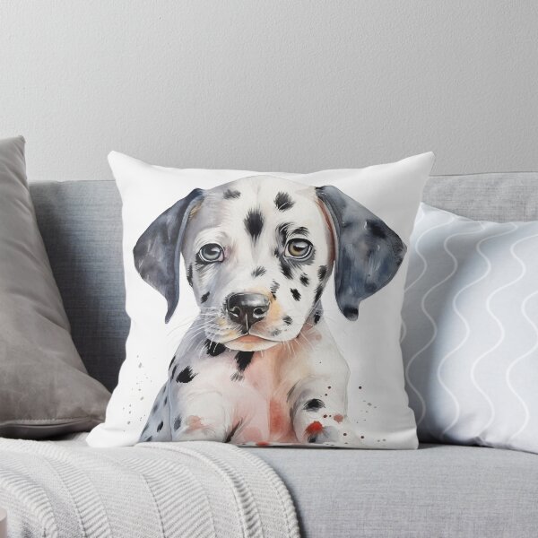 Item preview, Dalmatian Puppy Watercolor Portrait | Dog Breeds Illustrations designed and sold by Adios65.
