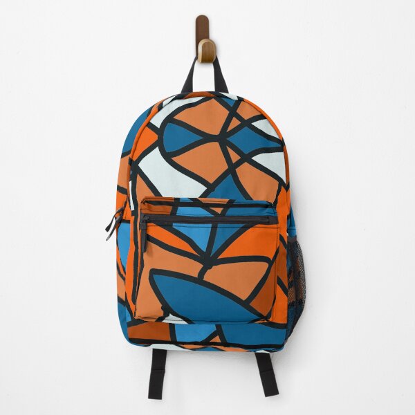 Item preview, Blue and Orange Stained Glass designed and sold by Vanessa Hogle.
