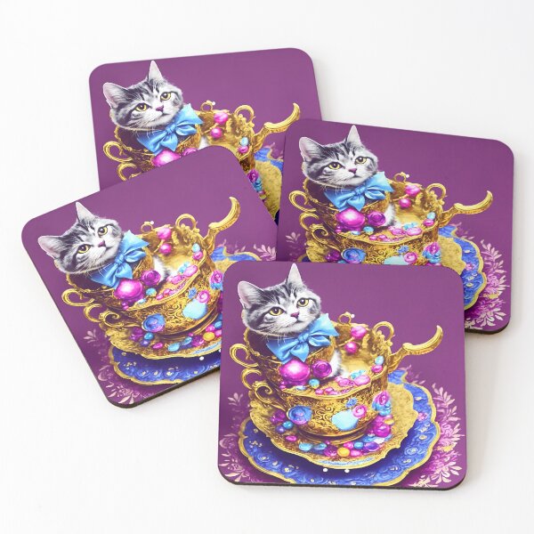 Item preview, Fancy Cats Rule: Stylish Artwork for Cat Lovers designed and sold by beben76.