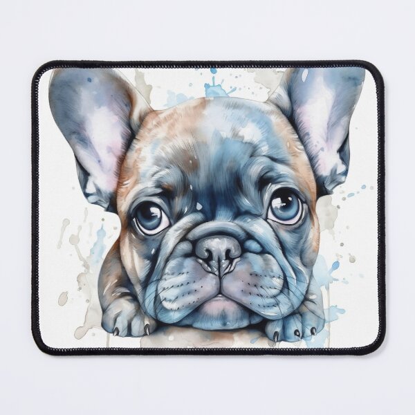 Item preview, French Bulldog Puppy Watercolour Portrait | Dog Breeds Illustration designed and sold by Adios65.