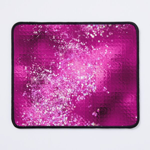Item preview, Magenta Faux Sequin Foil Metallic Abstract Pattern designed and sold by WOW TeesAndThings.