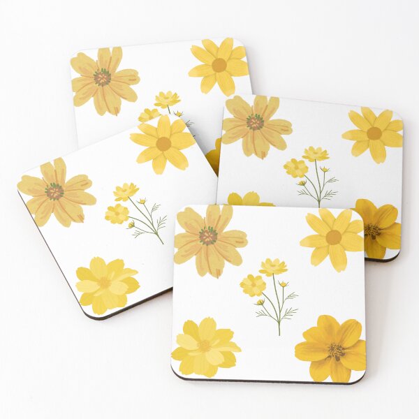 Item preview, Yellow Cosmos Flowers designed and sold by ArtShotss.