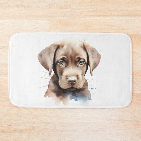Item preview, Labrador Retriever Puppy Watercolour Portrait | Dog Breeds Illustration designed and sold by Adios65.