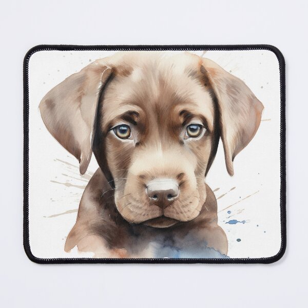 Item preview, Labrador Retriever Puppy Watercolour Portrait | Dog Breeds Illustration designed and sold by Adios65.
