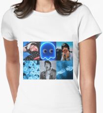 Lil Xan Blue Aesthetic Women's Fitted T-Shirt