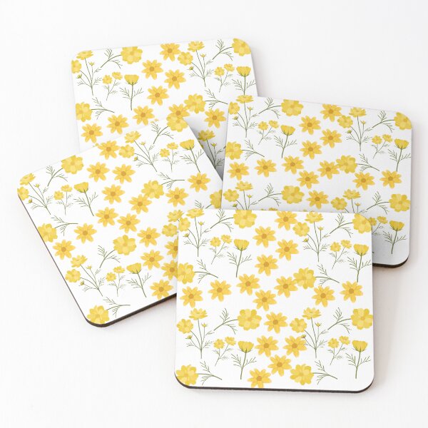 Item preview, Yellow Cosmos Flowers Drawstring  designed and sold by ArtShotss.