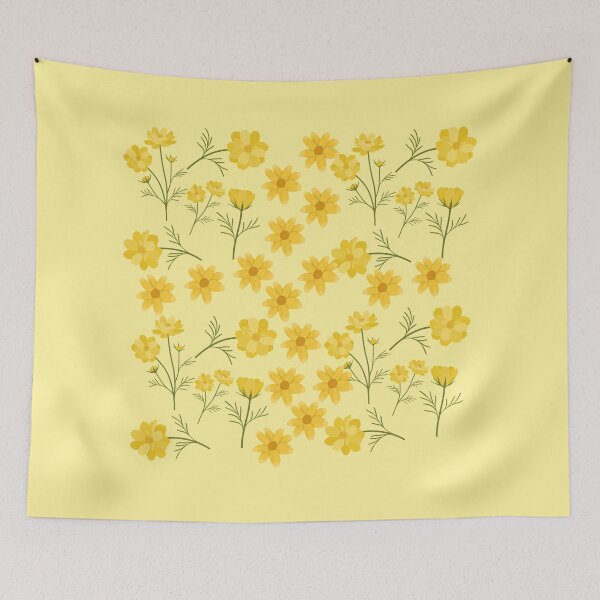 Item preview, Yellow Cosmos Flowers Drawstring  designed and sold by ArtShotss.