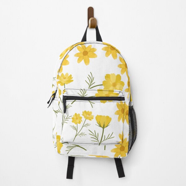 Item preview, Yellow Cosmos Flowers Drawstring designed and sold by ArtShotss.
