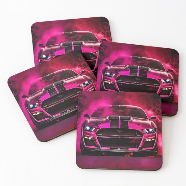 Item preview, AI image of Ford Mustang GT, pretty in pink designed and sold by John L Wheeler.
