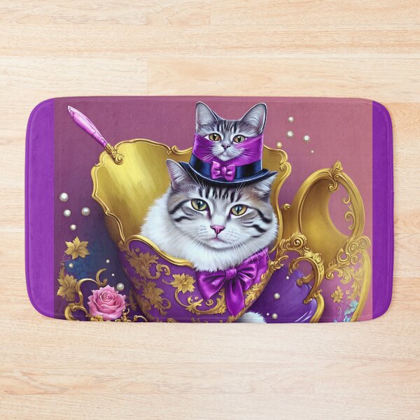 Item preview, Elegant and Regal: Fancy Cat Art for Your Home designed and sold by beben76.