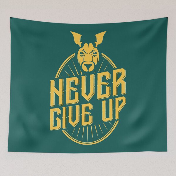 Item preview, Never Give Up! designed and sold by Strip Tees.