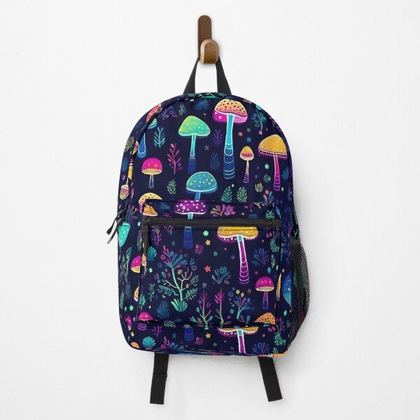 Item preview, Colourful Abstract Mushroom Repeating Print designed and sold by Georgina Gibson.
