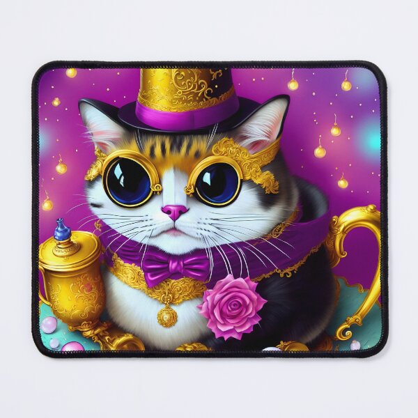 Item preview, Sophisticated and Chic: Fancy Cat Art for Your Walls designed and sold by beben76.