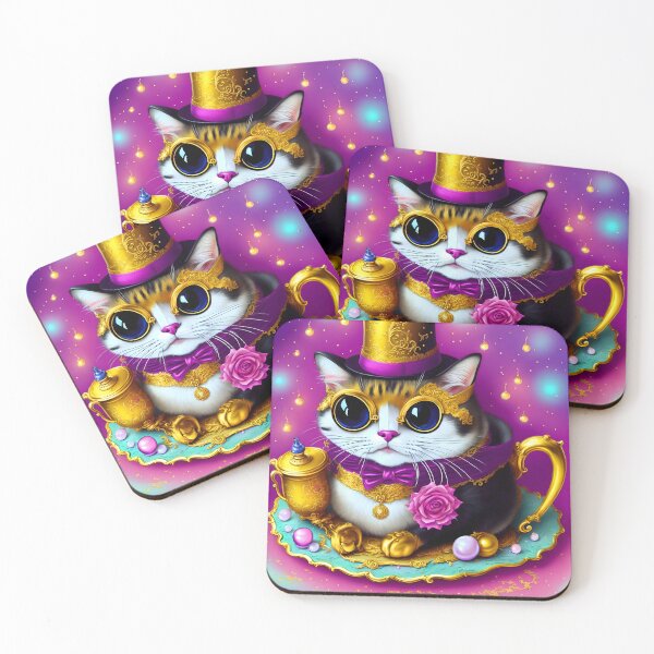 Item preview, Sophisticated and Chic: Fancy Cat Art for Your Walls designed and sold by beben76.