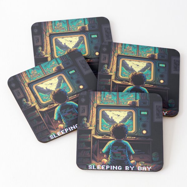 Item preview, sleeping by day gaming by night designed and sold by printiesart.
