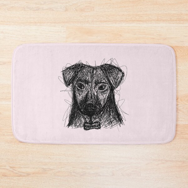 Item preview, dog portrait sketch designed and sold by daisyink.
