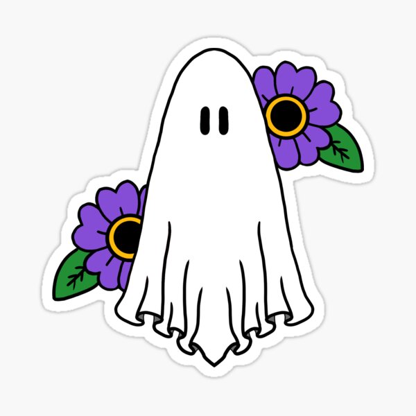 Artikel-Vorschau von Geist mit Blumen - Lila, designt und verkauft von ghosttotherapy.