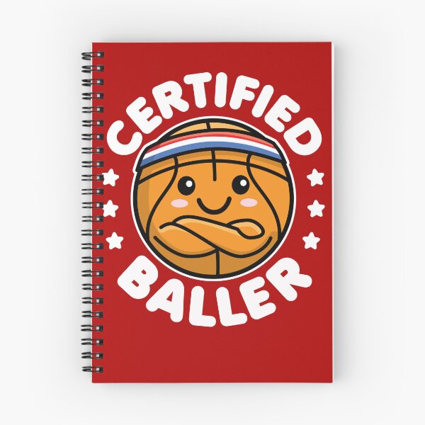 Item preview, Certified Baller Cute Kawaii Basketball Design designed and sold by DetourShirts.