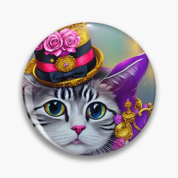 Item preview, Charming and Playful: Fancy Cat Artwork for All Ages designed and sold by beben76.