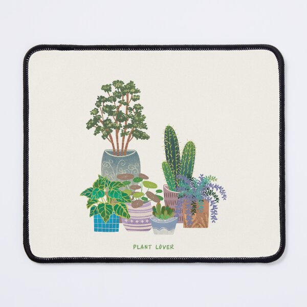 Item preview, Plant Lover - Art Prints of Various Potts on Ivory Background designed and sold by minsillust.