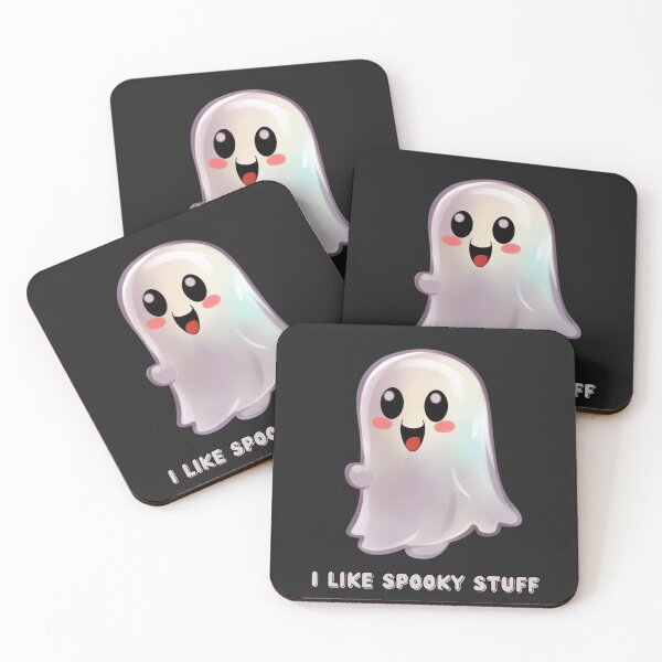 Item preview, I Like Spooky Stuff Cute Ghost designed and sold by RobinTief.