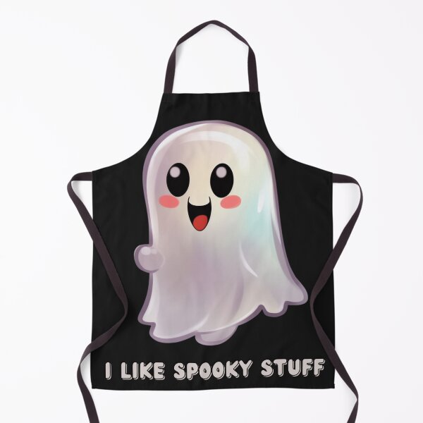 Item preview, I Like Spooky Stuff Cute Ghost designed and sold by RobinTief.