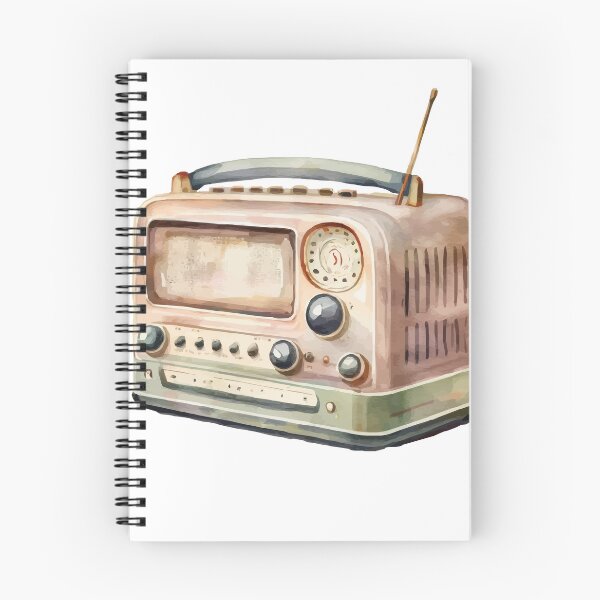Item preview, A Vintage Portable Radio Watercolor - Old School Cool designed and sold by GVRDesign.