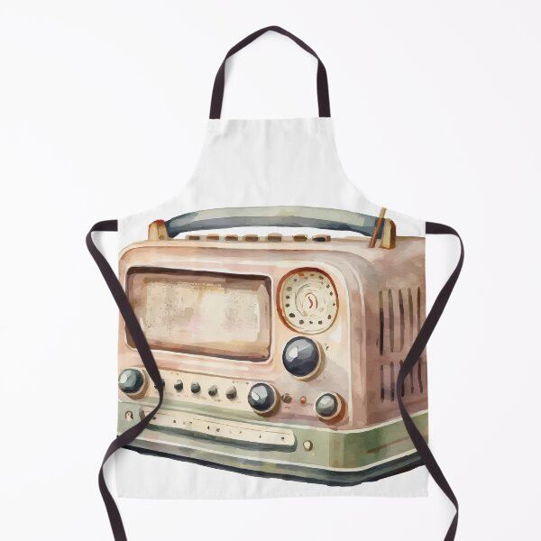 Item preview, A Vintage Portable Radio Watercolor - Old School Cool designed and sold by GVRDesign.