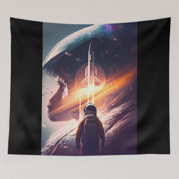 Item preview, Triple Exposure Astronaut - The Universe Within You designed and sold by SimoCompany.