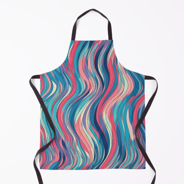 Artikelvorschau, Abstrakte rosa und blaue Wellenlinien 5 entworfen und verkauft von ClericDesign.