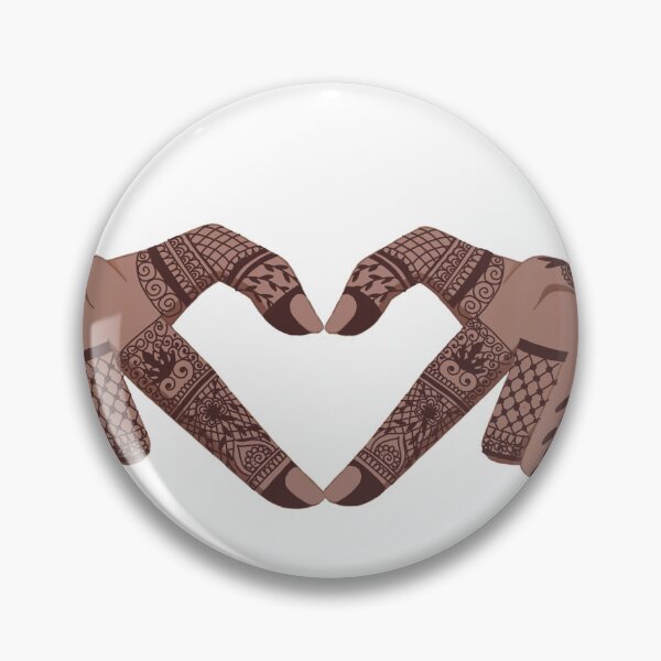 Item preview, henna heart designed and sold by plumiingo.