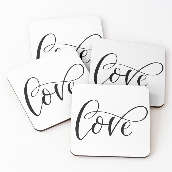 Item preview, Love hand lettered script cursive writing fancy letters modern calligraphy brush lettering designed and sold by Handletterlove.