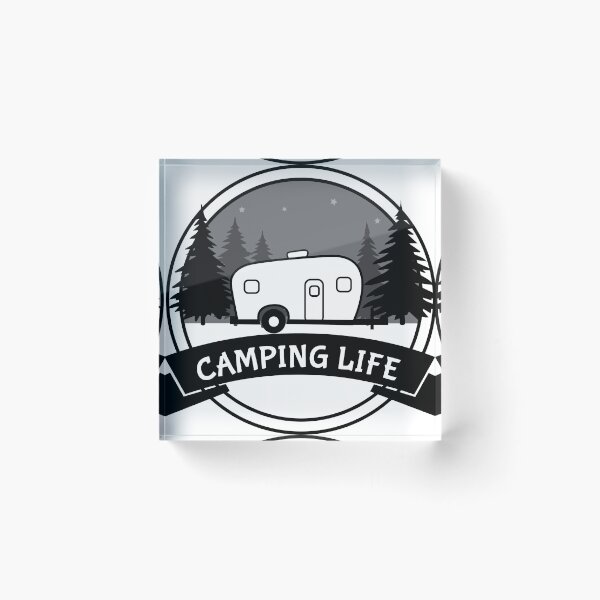 Item preview, Vintage Camping Life Logo designed and sold by tfortier.