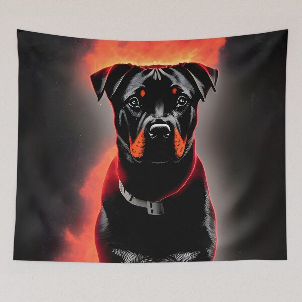 Item preview, Rottweiler Print 1 designed and sold by atangerprints.