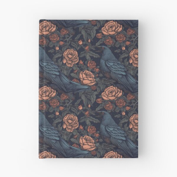 Aperçu de l'œuvre Corbeau et roses créée et vendue par Rottopics.