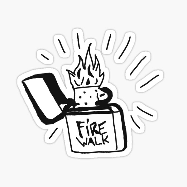 FIREWALK Lighter logo Sticker