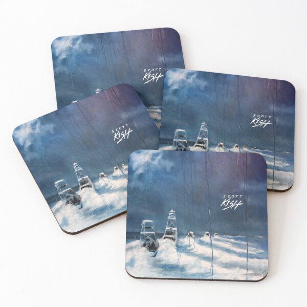 Item preview, Fishing Boats Heading Out to Sea - Painting by Scott Kish designed and sold by Scott Kish.