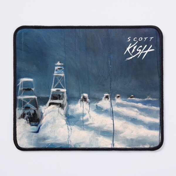 Item preview, Fishing Boats Heading Out to Sea - Painting by Scott Kish designed and sold by Scott Kish.