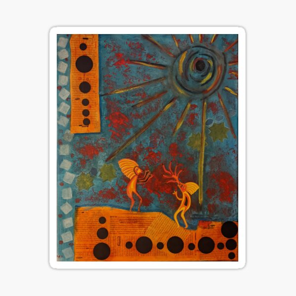Indigenous Dance Sticker