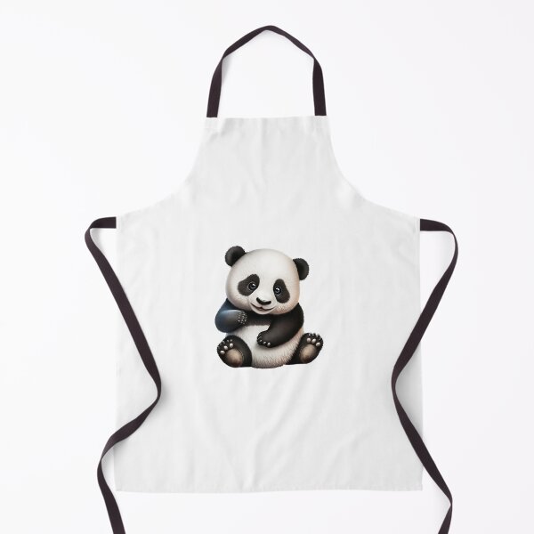 Item preview, "Happy Panda: A Realistic Cartoon Portrait with Big Bright Eyes" designed and sold by Designs-By-Geli.