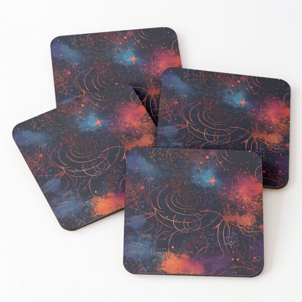 Item preview, Galactic Dreams: A Colorful Artistic Depiction of a Vibrant Cosmos designed and sold by silkaardvark.