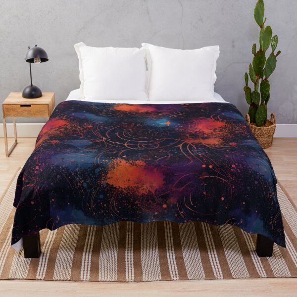 Item preview, Galactic Dreams: A Colorful Artistic Depiction of a Vibrant Cosmos designed and sold by silkaardvark.