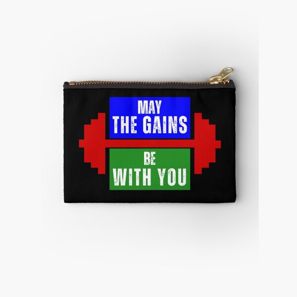 Item preview, May The Gains Be With You Motivational Gym Workout designed and sold by MouDantArts.
