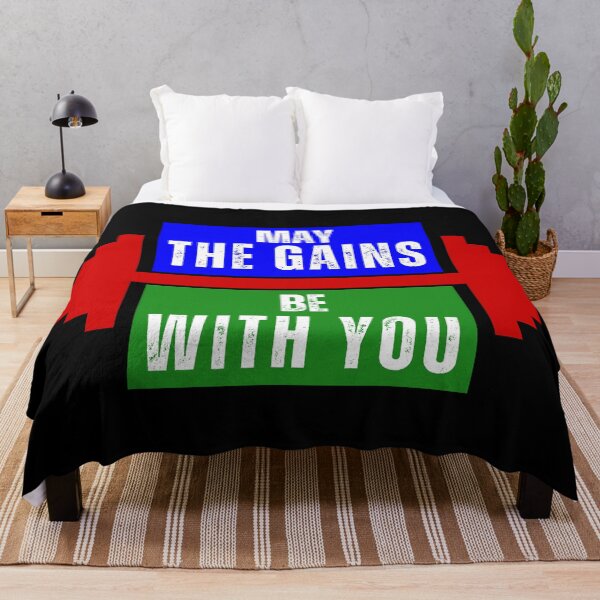 Item preview, May The Gains Be With You Motivational Gym Workout designed and sold by MouDantArts.